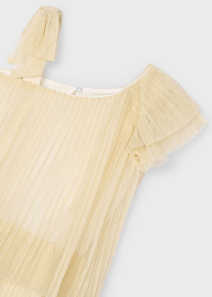 Vestido Plisado Punto