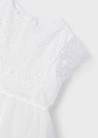 Vestido Tul Lentejuelas