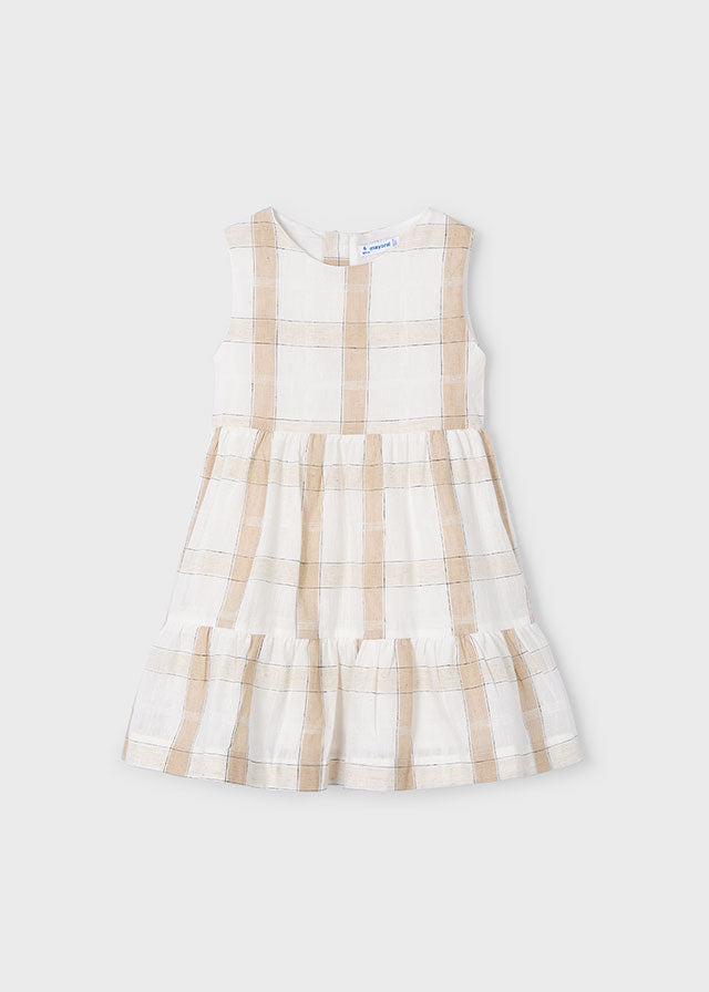 Vestido Cuadros Lino