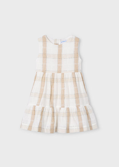 Vestido Cuadros Lino