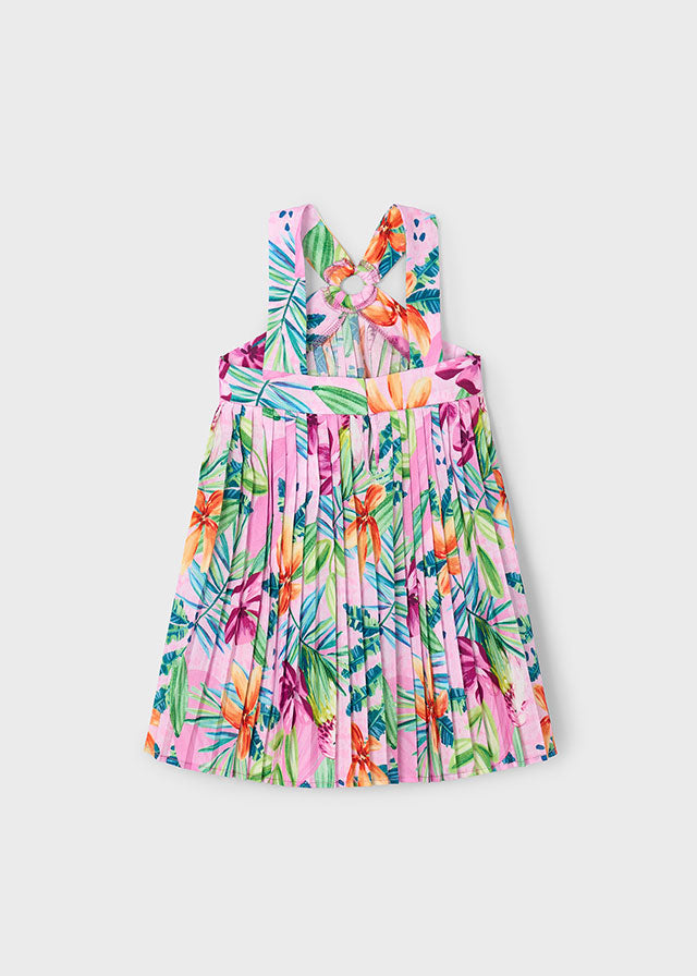 Vestido Plisado Estampado