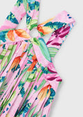 Vestido Plisado Estampado mayoral 3934