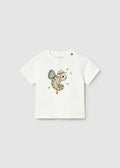 Camiseta m/c apliques play mayoral 1004