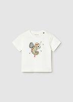 Camiseta m/c apliques play mayoral 1004