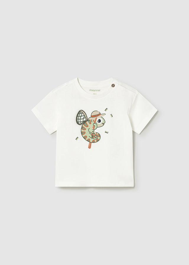 Camiseta m/c apliques play mayoral 1004
