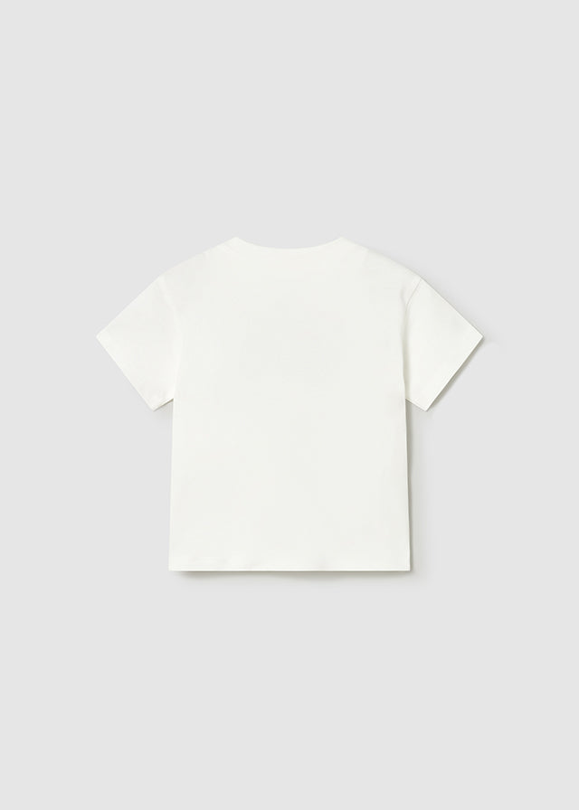 Camiseta m/c apliques play mayoral 1004