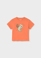 Camiseta m/c apliques play mayoral 1004