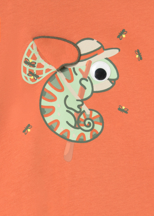 Camiseta m/c apliques play mayoral 1004