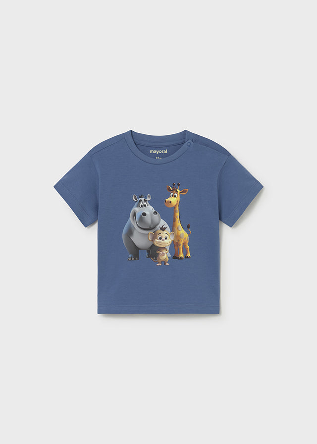 Camiseta m/c animal mayoral 1008