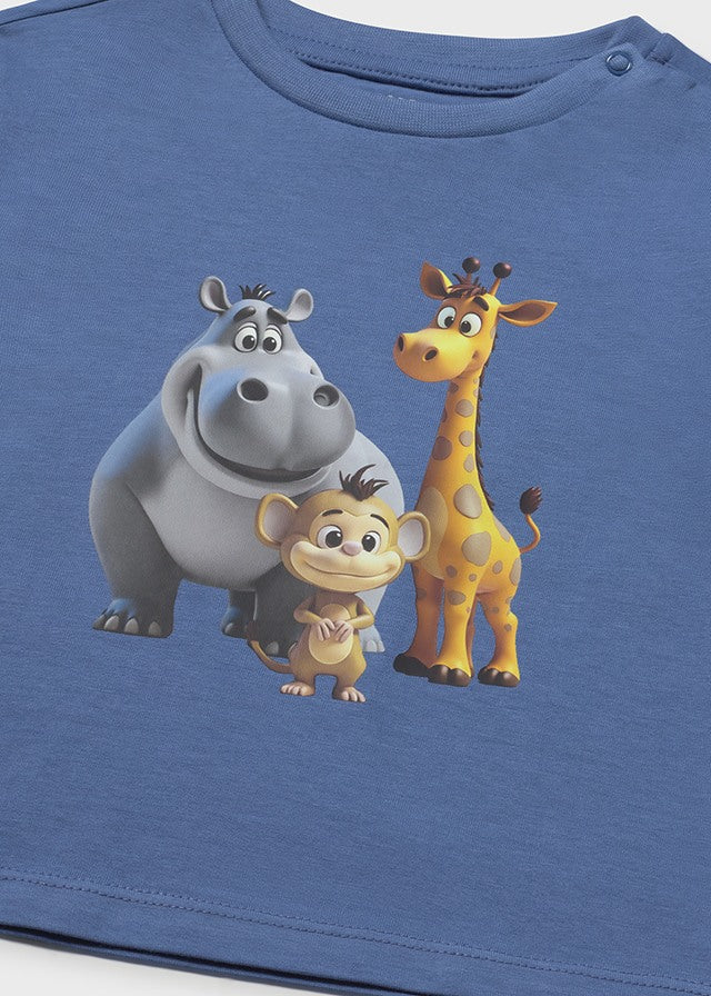 Camiseta m/c animal mayoral 1008