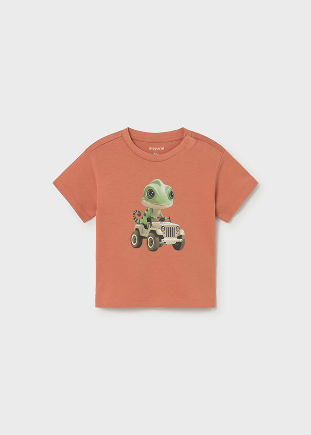 Camiseta m/c animal mayoral 1008