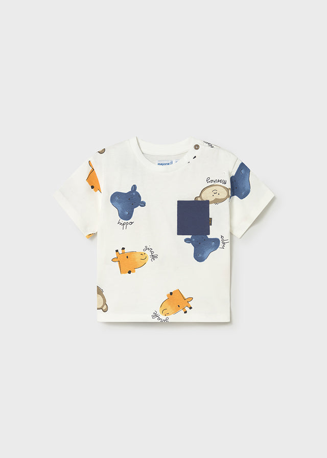 Camiseta m/c estampada mayoral 1014