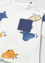 Camiseta m/c estampada mayoral 1014