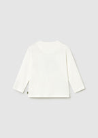 Camiseta m/l aplique mayoral 1017