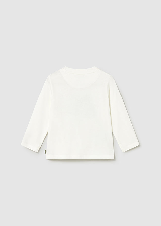 Camiseta m/l aplique mayoral 1017