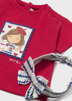 Camiseta m/c con diadema mayoral 1081