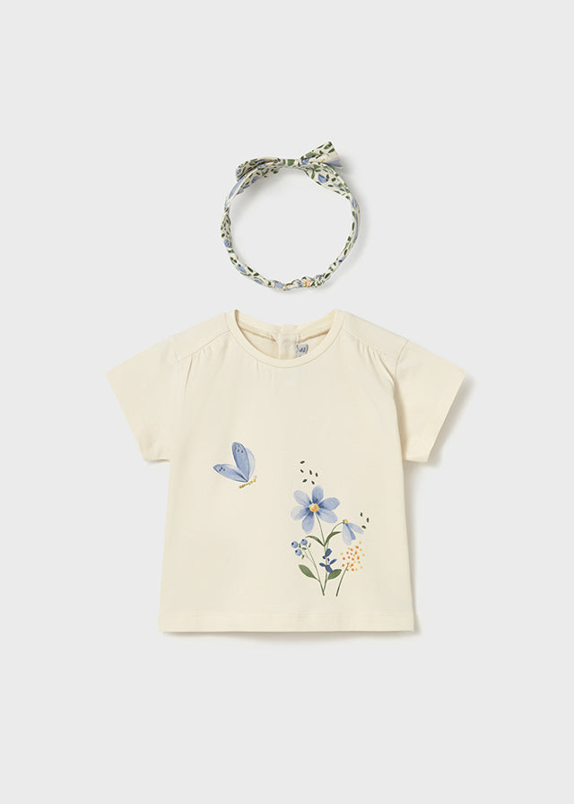Camiseta m/c con diadema mayoral 1081