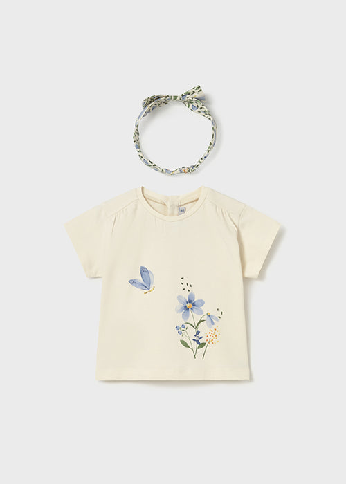Camiseta m/c con diadema mayoral 1081