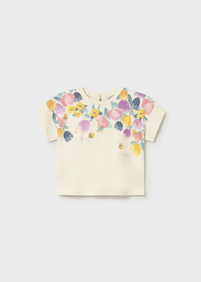 Camiseta m/c serigrafiada mayoral 1085