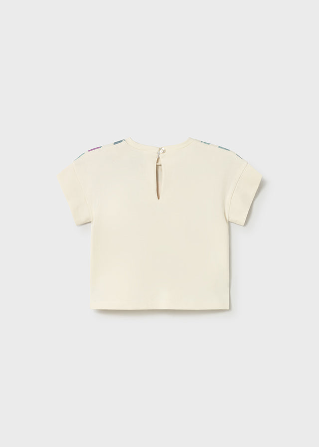 Camiseta m/c serigrafiada mayoral 1085