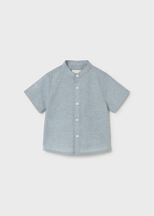 Camisa m/c lino cuello mao mayoral 1111