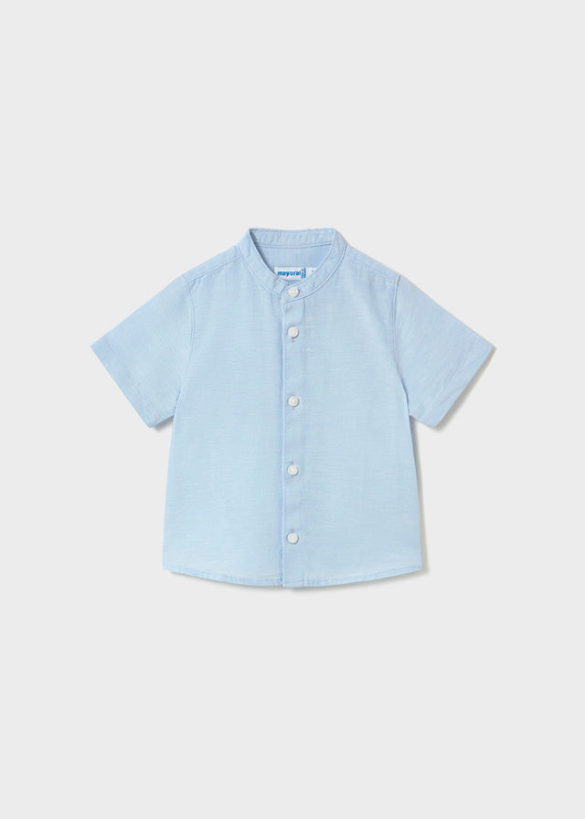 Camisa m/c lino cuello mao mayoral 1111