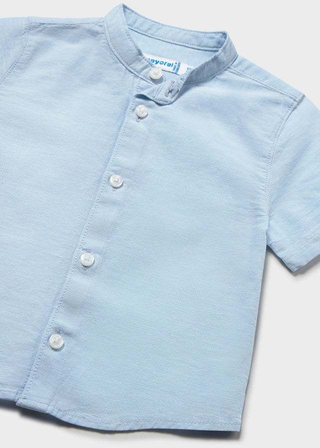 Camisa m/c lino cuello mao mayoral 1111