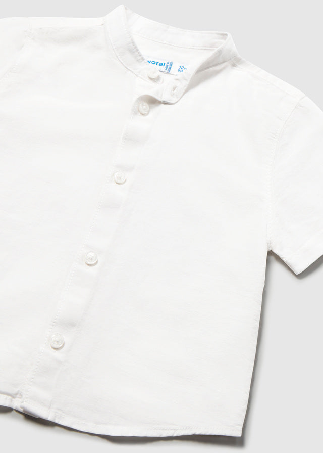 Camisa m/c lino cuello mao mayoral 1111