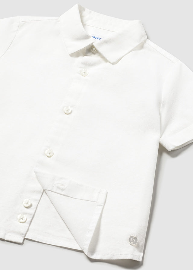 Camisa m/c lino c/camisero 1112