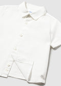 Camisa m/c lino c/camisero 1112