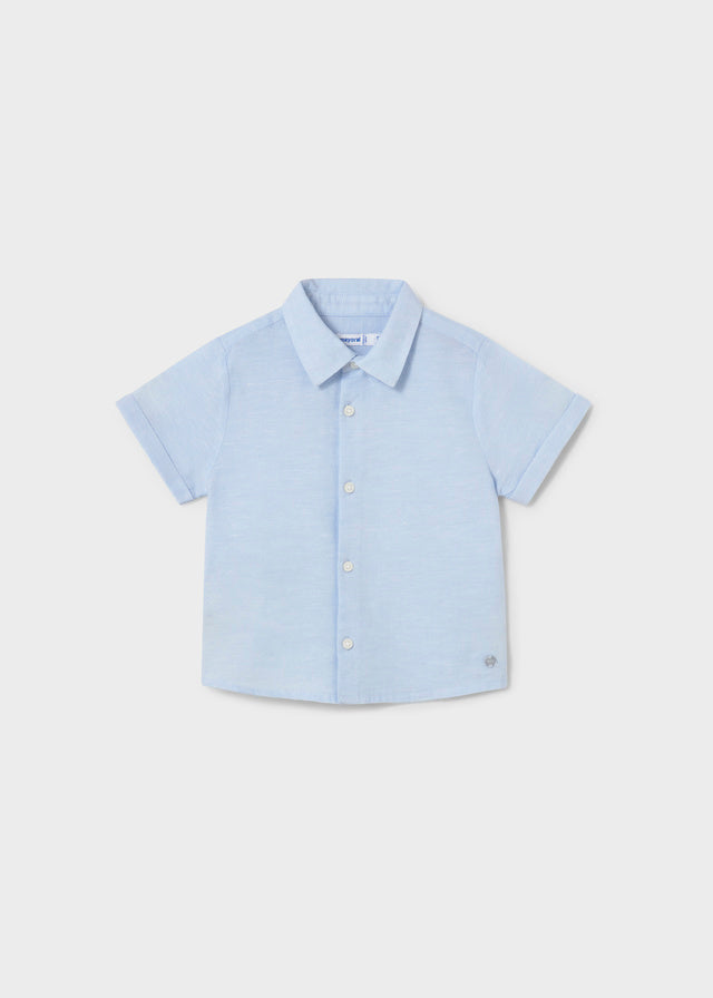 Camisa m/c lino c/camisero mayoral 1112