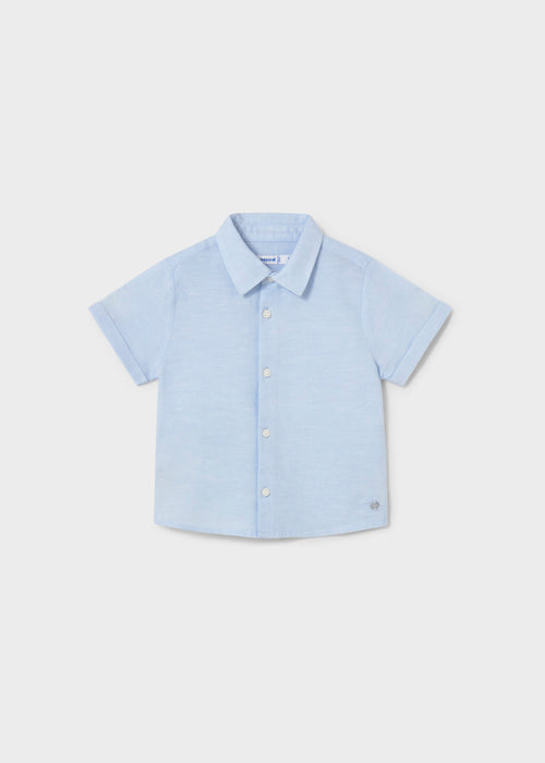 Camisa m/c lino c/camisero mayoral 1112