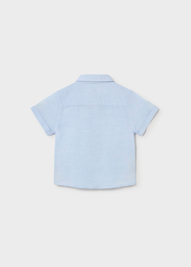 Camisa m/c lino c/camisero mayoral 1112