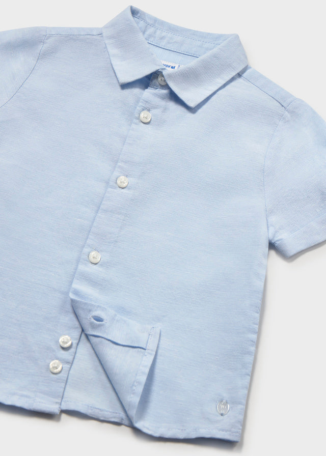 Camisa m/c lino c/camisero mayoral 1112