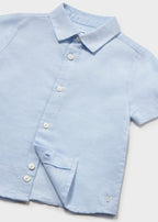 Camisa m/c lino c/camisero mayoral 1112