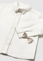 Camisa m/l vestir pajarita mayoral 1115