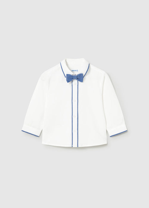 Camisa m/l vestir pajarita mayoral 1115