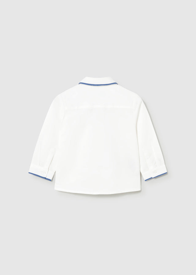Camisa m/l vestir pajarita mayoral 1115