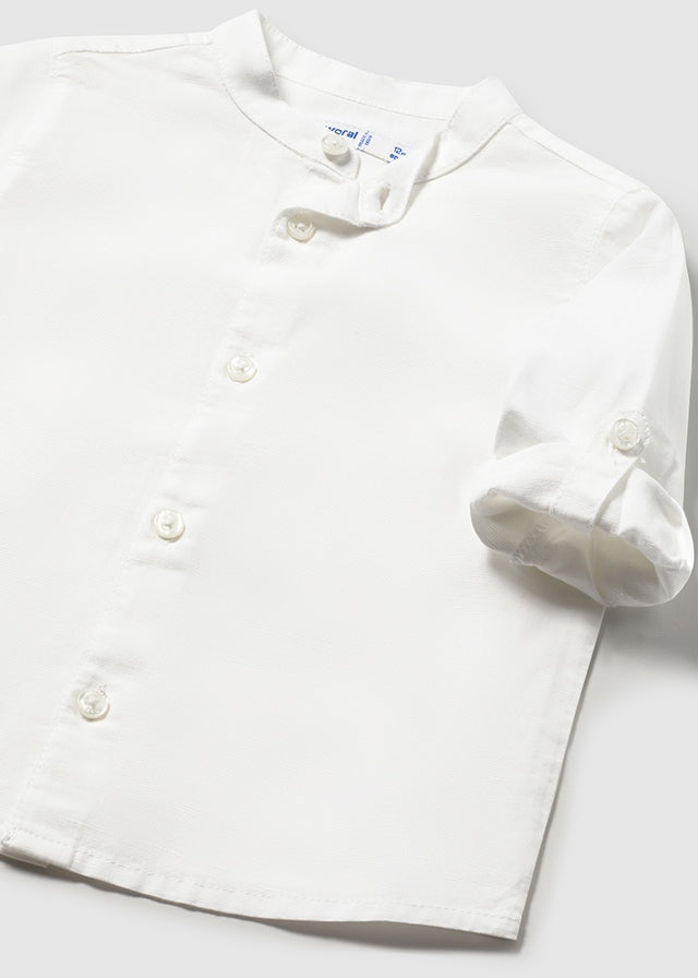 Camisa m/l lino cuello mao mayoral 1116