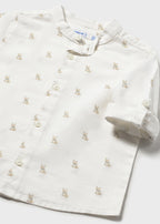 Camisa m/l lino cuello mao mayoral 1116