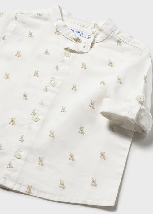 Camisa m/l lino cuello mao mayoral 1116