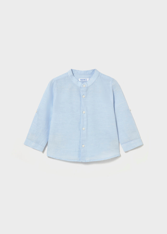Camisa m/l lino cuello mao mayoral 1116
