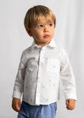 Camisa m/l lino c/camisero mayoral 1118