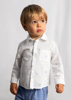 Camisa m/l lino c/camisero mayoral 1118