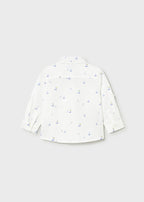 Camisa m/l lino c/camisero mayoral 1118