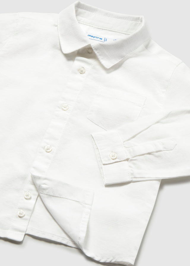 Camisa m/l lino c/camisero mayoral 1118