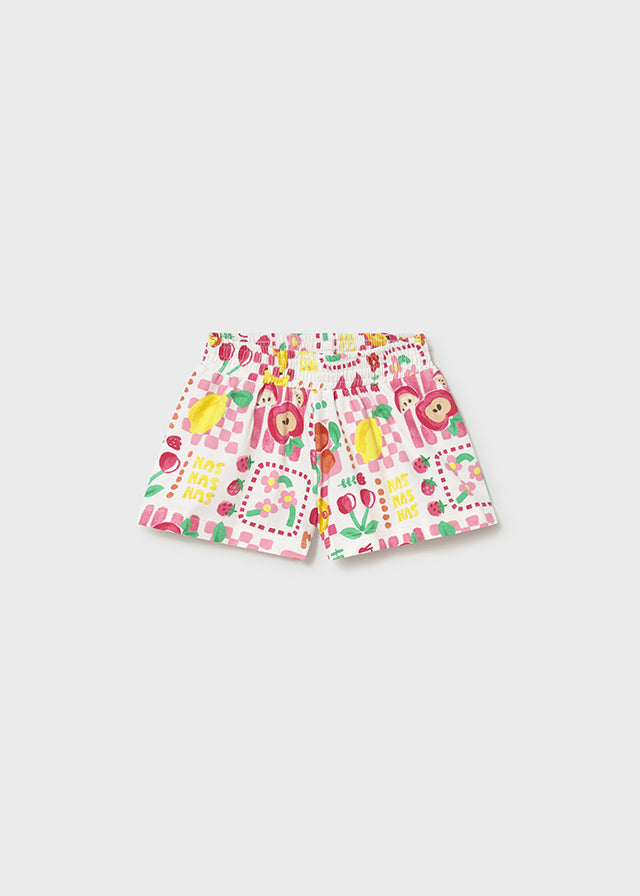 Pantalon corto punto estampado mayoral 1204