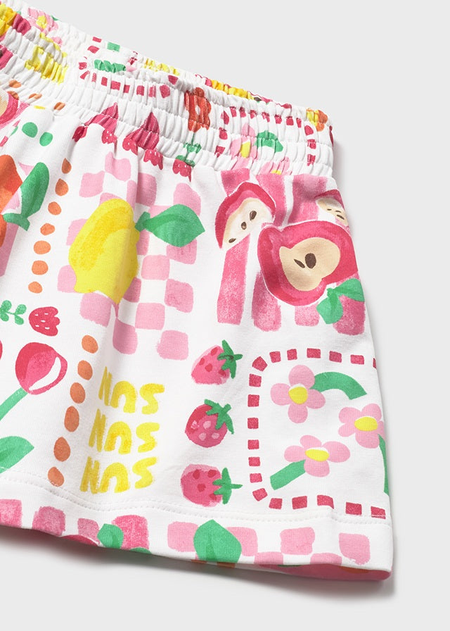 Pantalon corto punto estampado mayoral 1204