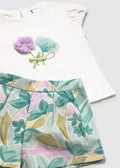 Conj. bermuda estampada mayoral 1213