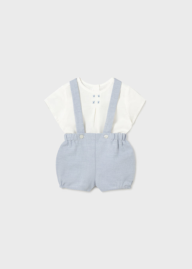 Conj. pantalon corto tirantes mayoral 1267